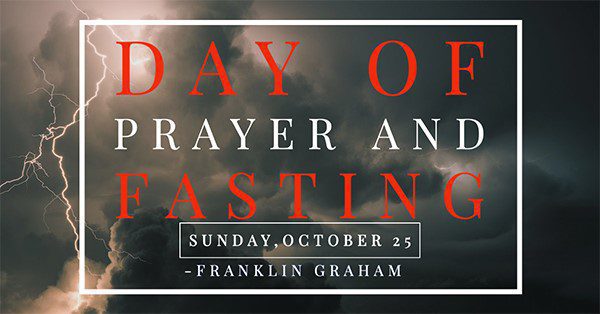 A Day of Prayer & Fasting
