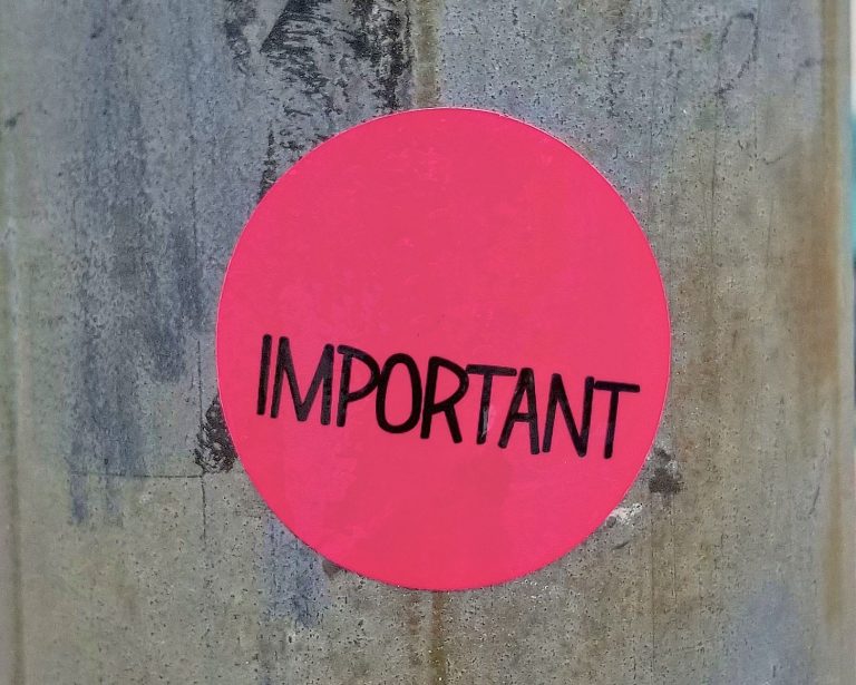 Your Important